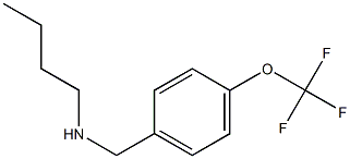 butyl({[4-(trifluoromethoxy)phenyl]methyl})amine Struktur