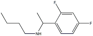 butyl[1-(2,4-difluorophenyl)ethyl]amine,,结构式