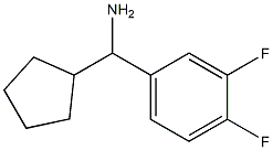 cyclopentyl(3,4-difluorophenyl)methanamine Structure