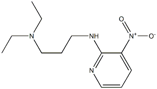 diethyl({3-[(3-nitropyridin-2-yl)amino]propyl})amine 化学構造式