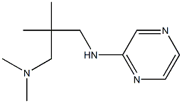 dimethyl({2-methyl-2-[(pyrazin-2-ylamino)methyl]propyl})amine Structure