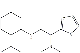  dimethyl(2-{[5-methyl-2-(propan-2-yl)cyclohexyl]amino}-1-(thiophen-2-yl)ethyl)amine