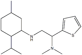 dimethyl(2-{[5-methyl-2-(propan-2-yl)cyclohexyl]amino}-1-(thiophen-2-yl)ethyl)amine