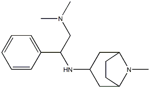 dimethyl[2-({8-methyl-8-azabicyclo[3.2.1]octan-3-yl}amino)-2-phenylethyl]amine,,结构式
