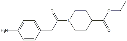  ethyl 1-[2-(4-aminophenyl)acetyl]piperidine-4-carboxylate