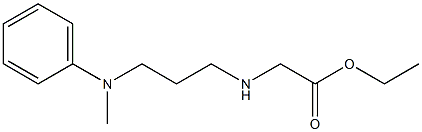 ethyl 2-({3-[methyl(phenyl)amino]propyl}amino)acetate 结构式