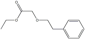 ethyl 2-(2-phenylethoxy)acetate 结构式