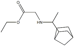 ethyl 2-[(1-{bicyclo[2.2.1]heptan-2-yl}ethyl)amino]acetate Structure