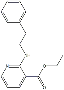 ethyl 2-[(2-phenylethyl)amino]pyridine-3-carboxylate Structure