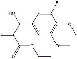 ethyl 2-[(3-bromo-4,5-dimethoxyphenyl)(hydroxy)methyl]prop-2-enoate