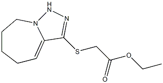  ethyl 2-{5H,6H,7H,8H,9H-[1,2,4]triazolo[3,4-a]azepin-3-ylsulfanyl}acetate