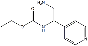 ethyl 2-amino-1-pyridin-4-ylethylcarbamate Structure