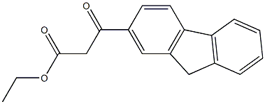 ethyl 3-(9H-fluoren-2-yl)-3-oxopropanoate,,结构式