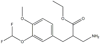 ethyl 3-amino-2-{[3-(difluoromethoxy)-4-methoxyphenyl]methyl}propanoate