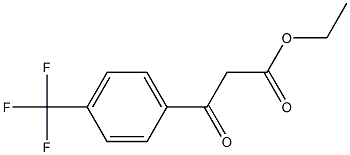 ethyl 3-oxo-3-[4-(trifluoromethyl)phenyl]propanoate,,结构式