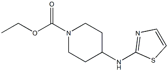 ethyl 4-(1,3-thiazol-2-ylamino)piperidine-1-carboxylate Structure