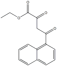 ethyl 4-(naphthalen-1-yl)-2,4-dioxobutanoate Struktur