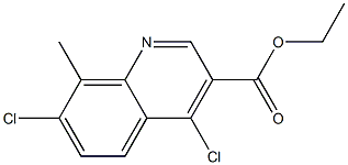  ethyl 4,7-dichloro-8-methylquinoline-3-carboxylate