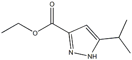 ethyl 5-isopropyl-1H-pyrazole-3-carboxylate 化学構造式