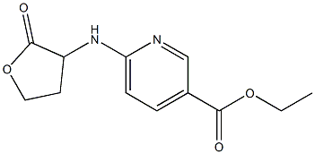 ethyl 6-[(2-oxooxolan-3-yl)amino]pyridine-3-carboxylate 结构式