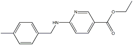 ethyl 6-{[(4-methylphenyl)methyl]amino}pyridine-3-carboxylate 结构式