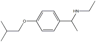 ethyl({1-[4-(2-methylpropoxy)phenyl]ethyl})amine Structure