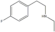 ethyl[2-(4-fluorophenyl)ethyl]amine 化学構造式