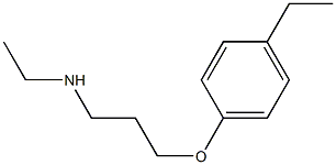 ethyl[3-(4-ethylphenoxy)propyl]amine,,结构式