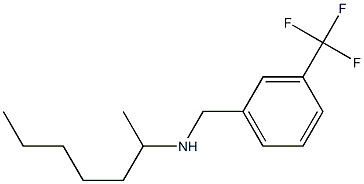 heptan-2-yl({[3-(trifluoromethyl)phenyl]methyl})amine 结构式
