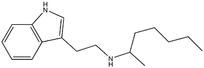 heptan-2-yl[2-(1H-indol-3-yl)ethyl]amine Structure