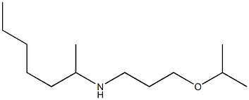 heptan-2-yl[3-(propan-2-yloxy)propyl]amine Structure
