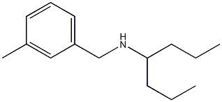 heptan-4-yl[(3-methylphenyl)methyl]amine,,结构式
