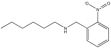 hexyl[(2-nitrophenyl)methyl]amine Structure