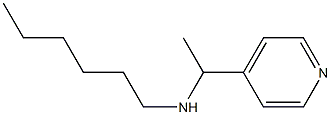 hexyl[1-(pyridin-4-yl)ethyl]amine,,结构式