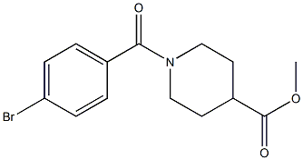 methyl 1-(4-bromobenzoyl)piperidine-4-carboxylate