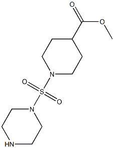  methyl 1-(piperazine-1-sulfonyl)piperidine-4-carboxylate