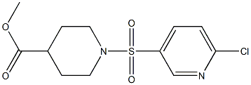 methyl 1-[(6-chloropyridine-3-)sulfonyl]piperidine-4-carboxylate