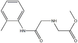 methyl 2-({[(2-methylphenyl)carbamoyl]methyl}amino)acetate