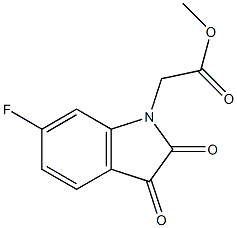 methyl 2-(6-fluoro-2,3-dioxo-2,3-dihydro-1H-indol-1-yl)acetate|