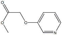 methyl 2-(pyridin-3-yloxy)acetate Structure