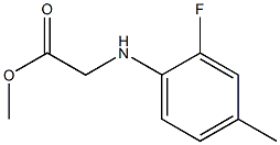 methyl 2-[(2-fluoro-4-methylphenyl)amino]acetate