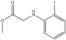 methyl 2-[(2-iodophenyl)amino]acetate Struktur
