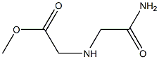 methyl 2-[(carbamoylmethyl)amino]acetate Structure