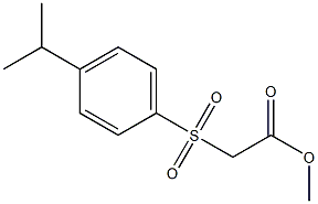 methyl 2-{[4-(propan-2-yl)benzene]sulfonyl}acetate Structure