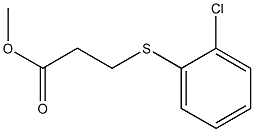 methyl 3-[(2-chlorophenyl)sulfanyl]propanoate