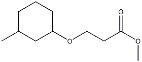 methyl 3-[(3-methylcyclohexyl)oxy]propanoate|