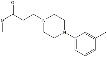  methyl 3-[4-(3-methylphenyl)piperazin-1-yl]propanoate