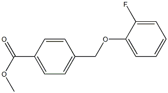 methyl 4-(2-fluorophenoxymethyl)benzoate,1039821-89-0,结构式