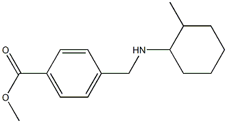 methyl 4-{[(2-methylcyclohexyl)amino]methyl}benzoate Struktur