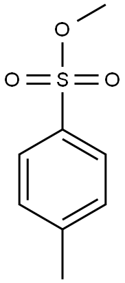 methyl 4-methylbenzene-1-sulfonate Struktur